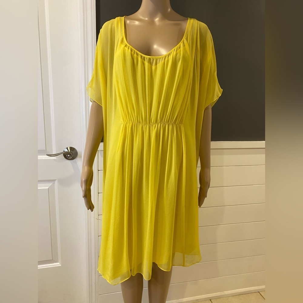 NWOT Susana Monaco yellow dress size S